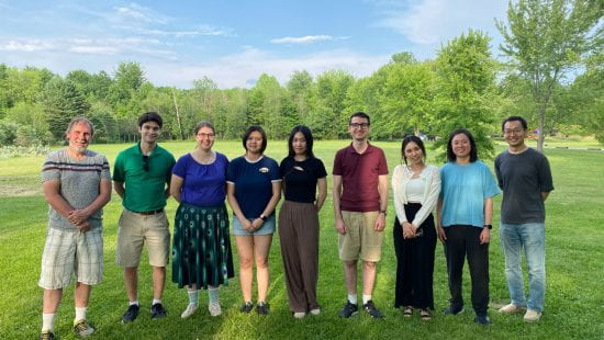Ken, Broderick, Gwen, Qihua, Yuling, Anthony, Alice, Margaret, and Qifeng in Michigan together.